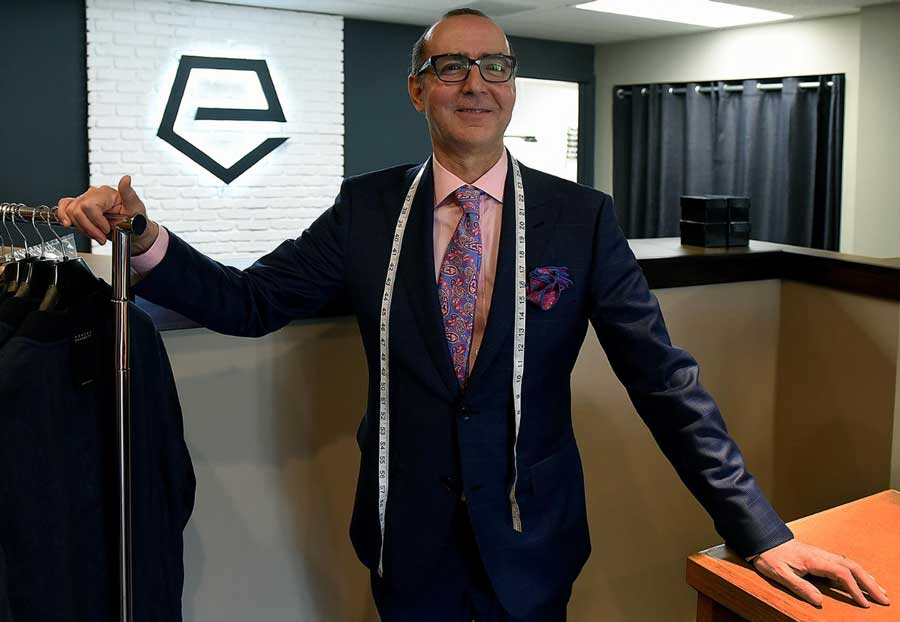 Ed DeSumma of Ernesto Custom Clothiers Featured in Burlington County Times